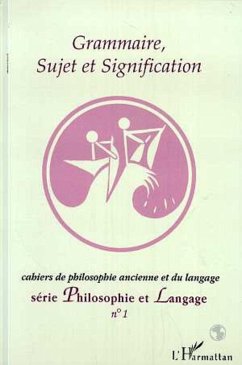 Cover Grammaire, sujet et signification (eBook, PDF)