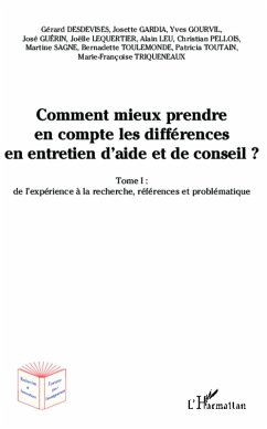 Cover Comment mieux prendre en compte les différences en entretien d'aide et de conseil ? (eBook, PDF)