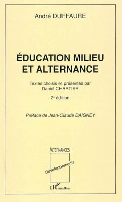 Education milieu et alternance (eBook, ePUB) - Duffaure