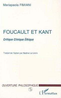 Cover FOUCAULT ET KANT (eBook, PDF)
