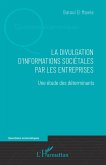 La divulgation d'informations sociétales par les entreprises (eBook, ePUB)