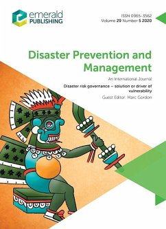 Cover Disaster risk governance - solution or driver of vulnerability (eBook, PDF)