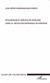 Philosophie et spécificité africaine dans <em>la revue philosophique de Kinshasa</em> (eBook, PDF)