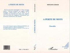 Cover A perte de mots (eBook, PDF)