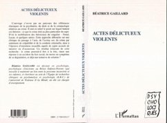 Actes délictueux violents (eBook, PDF) - Gaillard