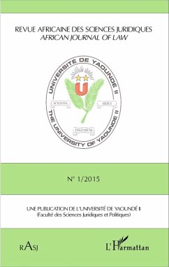 Cover Revue africaine des sciences juridiques n° 1/2015 (eBook, PDF)