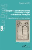 L'obligation constitutionnelle de rendre compte en Finances publiques (eBook, ePUB)
