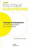 L'Europe en transparence (eBook, ePUB)