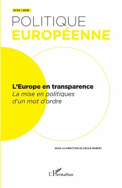 Cover L'Europe en transparence (eBook, ePUB)