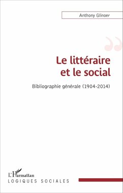 Le littéraire et le social (eBook, PDF) - Glinoer