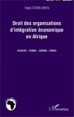 Droit des organisations d'intégration économique en Afrique (eBook, PDF)