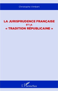Cover La jurisprudence française et la 