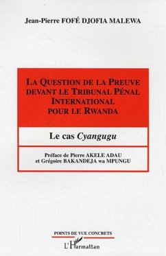 Cover La question de la preuve devant le Tribunal Pénal International pour le Rwanda (eBook, ePUB)