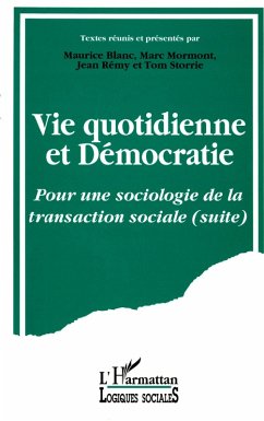 Cover Vie quotidienne et démocratie (eBook, PDF)