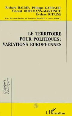 Cover Le territoire pour politiques : variations européennes (eBook, PDF)