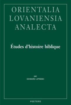 Cover Etudes d'histoire biblique (eBook, PDF)