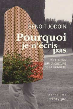 Cover Pourquoi je n'écris pas (eBook, PDF)