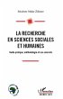 La recherche en sciences sociales et... - Bild 1