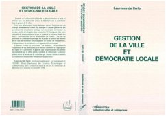 Cover Gestion de la ville et démocratie locale (eBook, PDF)