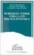Durkheim, Weber vers la fin des... - Bild 1