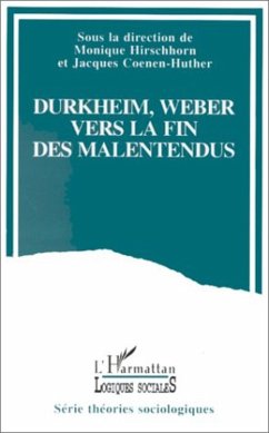 Cover Durkheim, Weber vers la fin des malentendus (eBook, PDF)