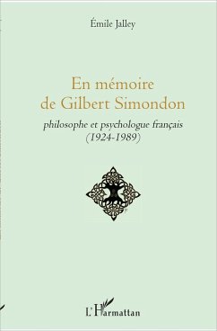 En mémoire de Gilbert Simondon (eBook, PDF) - Jalley