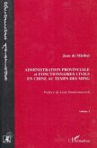 Administration provinciale et fonctionnaires civils en Chine (eBook, PDF)