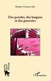 Des paroles, des langues et des pouvoirs (eBook, PDF)