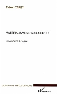 Cover Matérialismes d'aujourd'hui (eBook, ePUB)