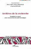 Archives de la recherche (eBook, PDF)