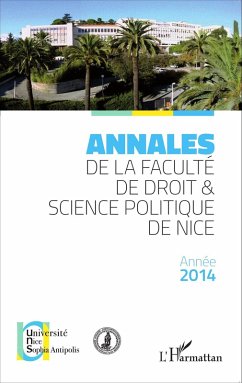 Cover Annales de la faculté de droit et science politique de Nice (eBook, PDF)