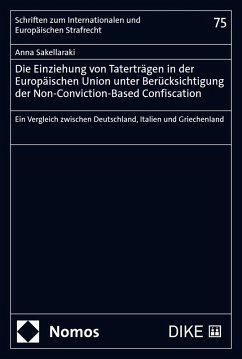 Cover Die Einziehung von Taterträgen in der Europäischen Union unter Berücksichtigung der Non-Conviction-Based Confiscation (eBook, PDF)