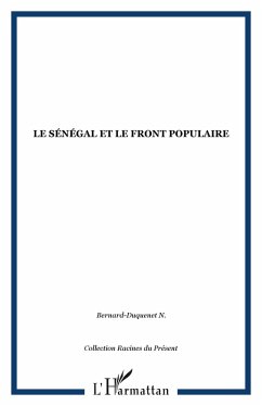 Cover Le Sénégal et le Front Populaire (eBook, PDF)
