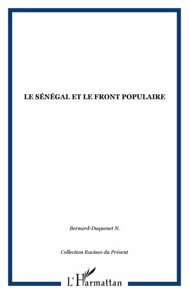 Le Sénégal et le Front Populaire (eBook, PDF)