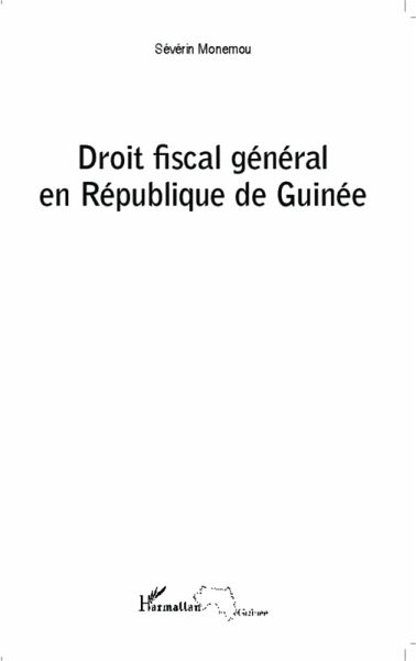 Droit fiscal général en République de Guinée (eBook, PDF)