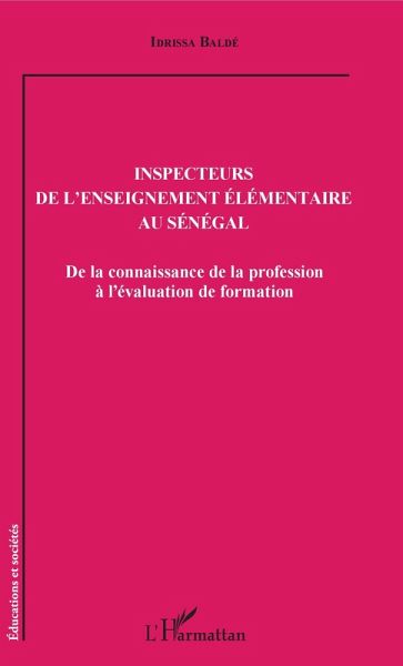 Inspecteurs de l'enseignement élémentaire au Sénégal (eBook, PDF)