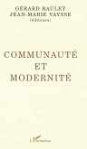 Communauté et modernité (eBook, PDF)