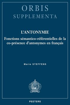 Cover L'antonymie (eBook, PDF)