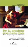 De la musique avant toute chose (eBook, PDF)