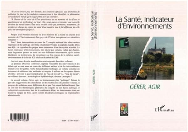 La santé, indicateur d'environnements (eBook, PDF)