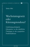 Wachstumsgesetz oder Kurzungstendenz? (eBook, PDF) Wachstumsgesetz oder Kurzungstendenz? (eBook, PDF)