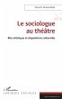 Le sociologue au théâtre (eBook, ePUB) - Bild 1