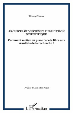 Cover Archives ouvertes et publication scientifique (eBook, ePUB)