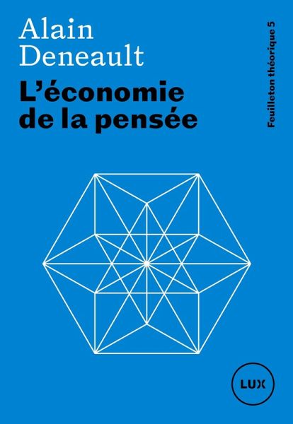 L'economie de la pensee (eBook, ePUB)