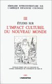 Etudes sur l'impact culturel du Nouveau Monde (eBook, PDF)