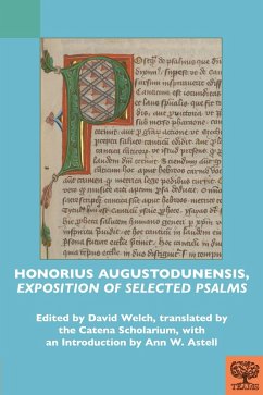 Cover Honorius Augustodunensis, Exposition of Selected Psalms (eBook, PDF)