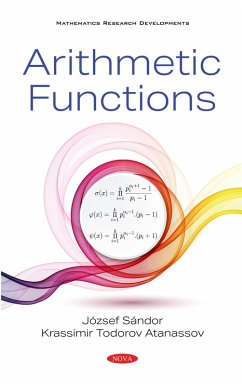 Arithmetic Functions (eBook, PDF) - Jozsef Sandor