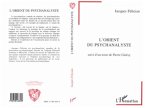 L'orient du psychanalyste (eBook, PDF)