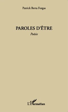 Cover Paroles d'être (eBook, PDF)