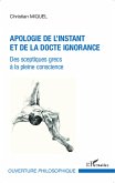Apologie de l'instant et de la docte ignorance (eBook, PDF)